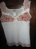 blusa bordada da India, tamanho Único